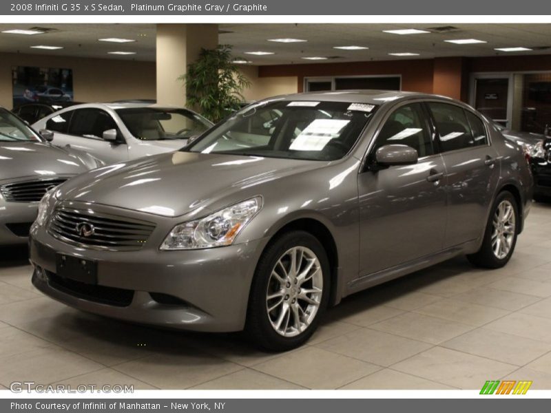 Front 3/4 View of 2008 G 35 x S Sedan
