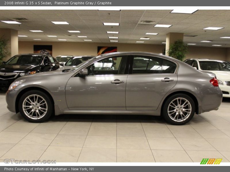  2008 G 35 x S Sedan Platinum Graphite Gray