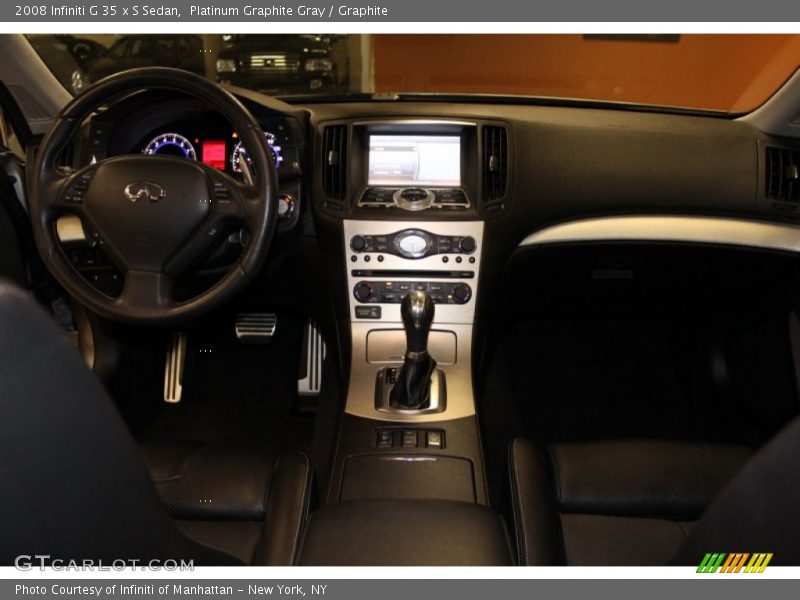 Platinum Graphite Gray / Graphite 2008 Infiniti G 35 x S Sedan