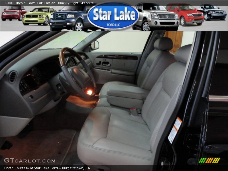 Black / Light Graphite 2000 Lincoln Town Car Cartier