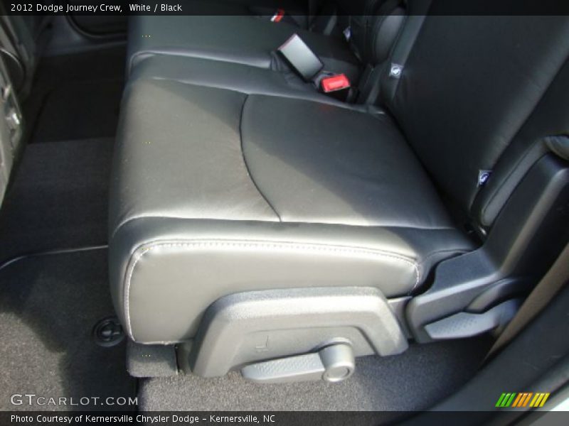 White / Black 2012 Dodge Journey Crew