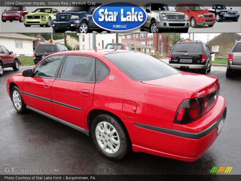 Victory Red / Medium Gray 2004 Chevrolet Impala