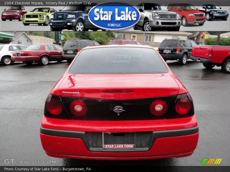 Victory Red / Medium Gray 2004 Chevrolet Impala