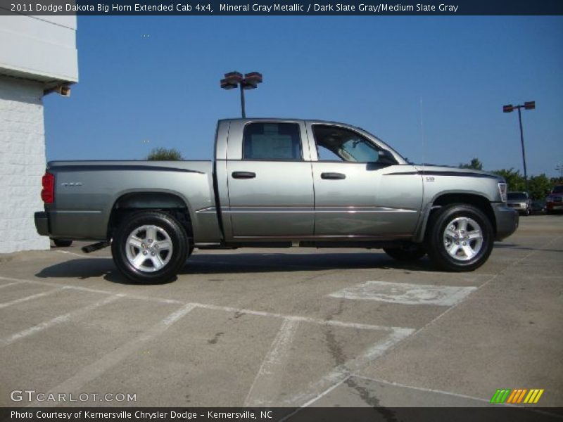 Mineral Gray Metallic / Dark Slate Gray/Medium Slate Gray 2011 Dodge Dakota Big Horn Extended Cab 4x4