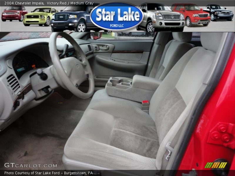 Victory Red / Medium Gray 2004 Chevrolet Impala