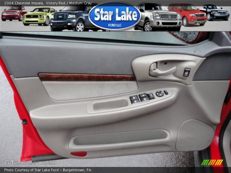 Victory Red / Medium Gray 2004 Chevrolet Impala