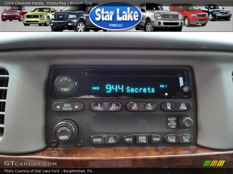 Victory Red / Medium Gray 2004 Chevrolet Impala