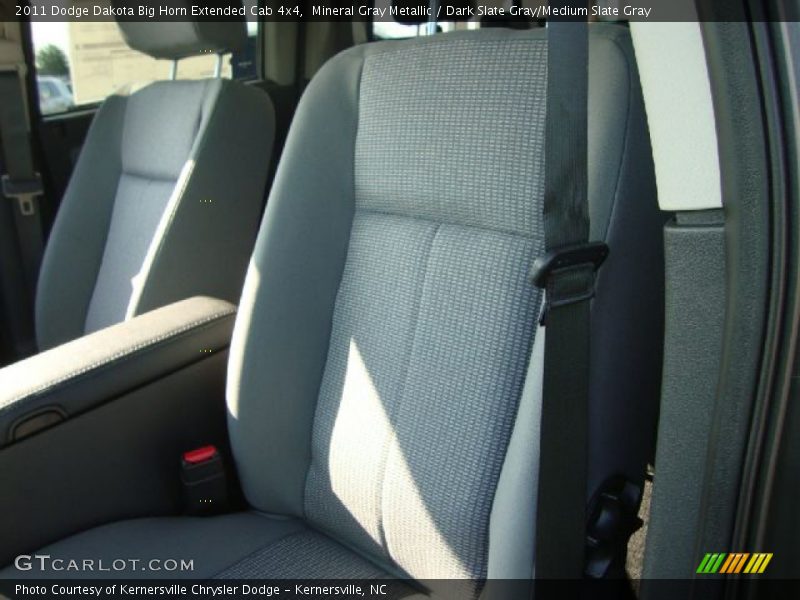 Mineral Gray Metallic / Dark Slate Gray/Medium Slate Gray 2011 Dodge Dakota Big Horn Extended Cab 4x4