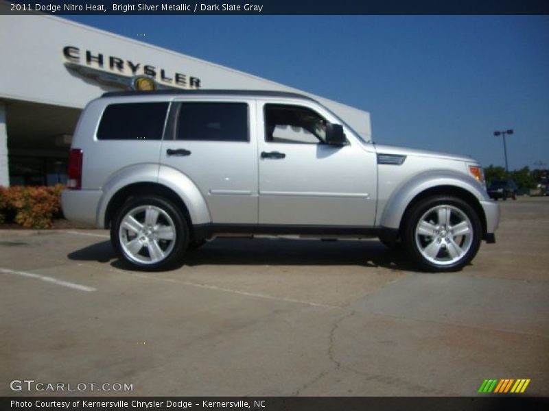 Bright Silver Metallic / Dark Slate Gray 2011 Dodge Nitro Heat