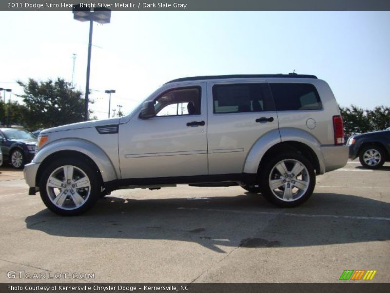 Bright Silver Metallic / Dark Slate Gray 2011 Dodge Nitro Heat