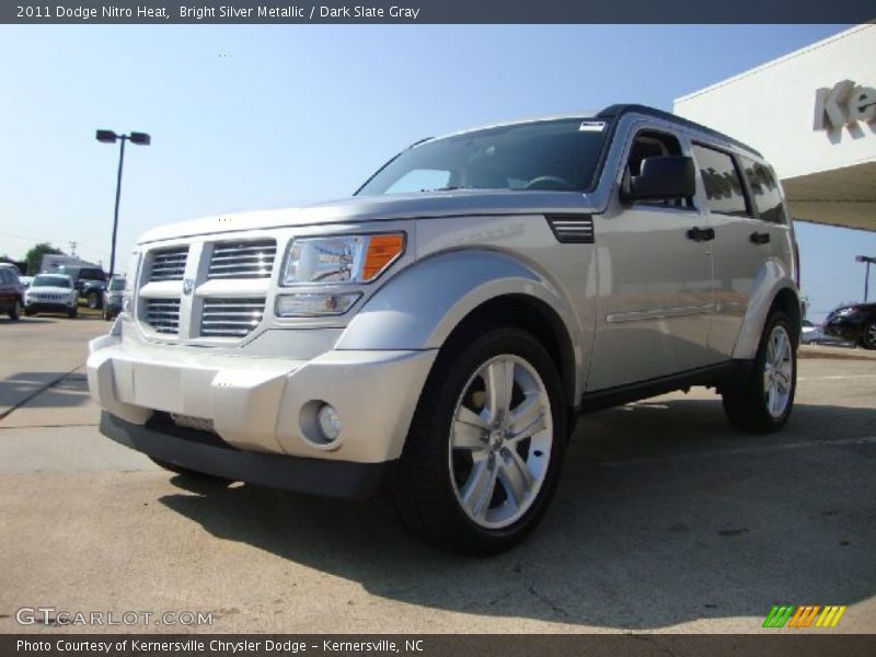 Bright Silver Metallic / Dark Slate Gray 2011 Dodge Nitro Heat