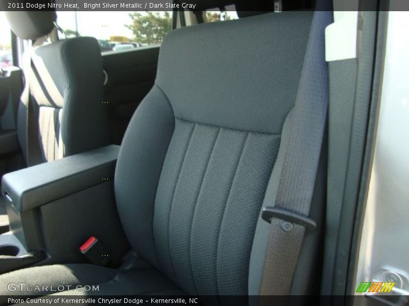 Bright Silver Metallic / Dark Slate Gray 2011 Dodge Nitro Heat