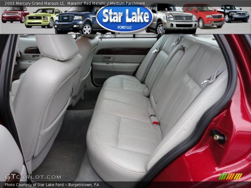 Matador Red Metallic / Medium Parchment 2003 Mercury Grand Marquis LS