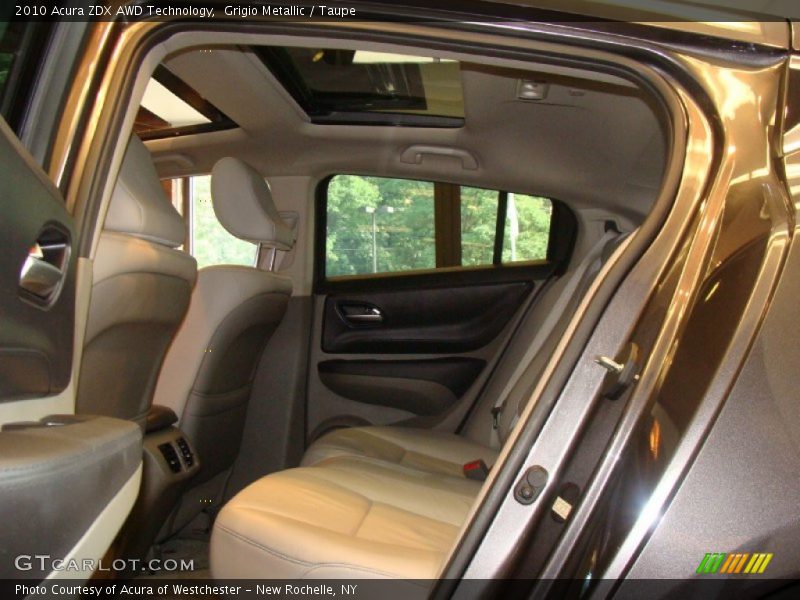 Grigio Metallic / Taupe 2010 Acura ZDX AWD Technology