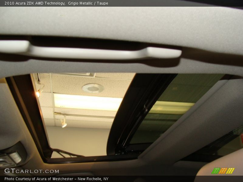 Grigio Metallic / Taupe 2010 Acura ZDX AWD Technology
