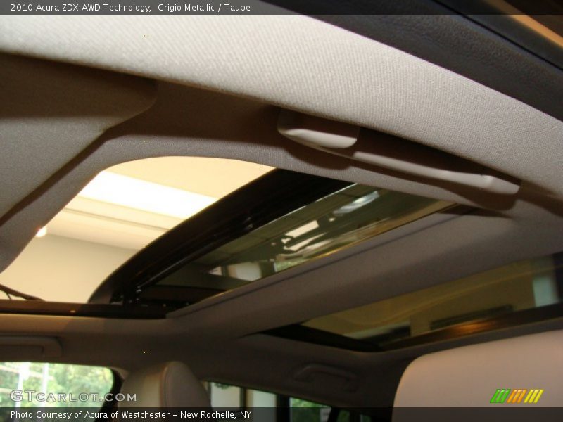 Grigio Metallic / Taupe 2010 Acura ZDX AWD Technology