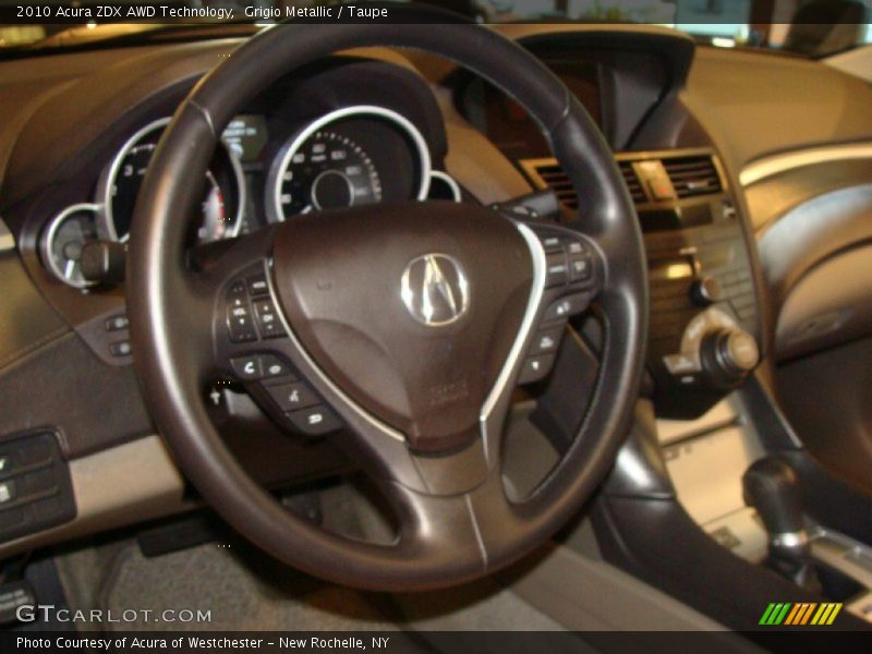  2010 ZDX AWD Technology Steering Wheel
