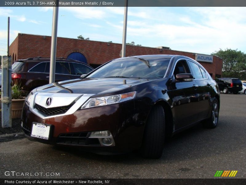 Mayan Bronze Metallic / Ebony 2009 Acura TL 3.7 SH-AWD