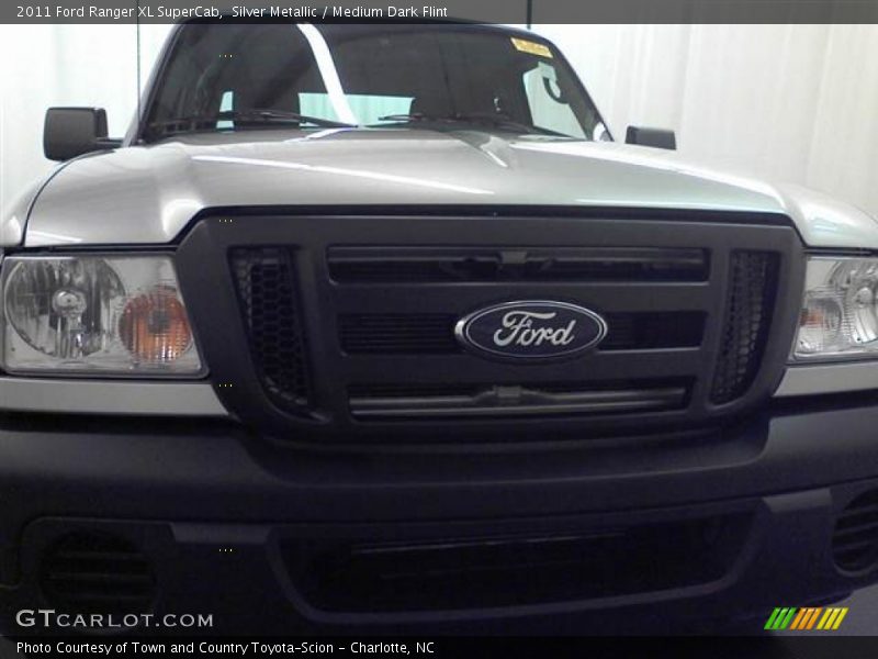 Silver Metallic / Medium Dark Flint 2011 Ford Ranger XL SuperCab