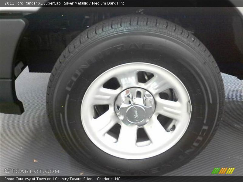 Silver Metallic / Medium Dark Flint 2011 Ford Ranger XL SuperCab