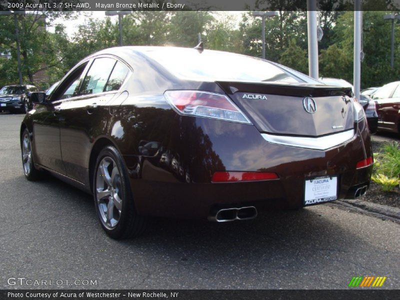 Mayan Bronze Metallic / Ebony 2009 Acura TL 3.7 SH-AWD