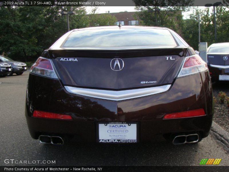 Mayan Bronze Metallic / Ebony 2009 Acura TL 3.7 SH-AWD