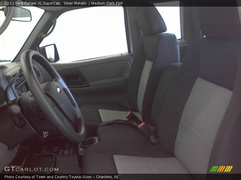 Silver Metallic / Medium Dark Flint 2011 Ford Ranger XL SuperCab