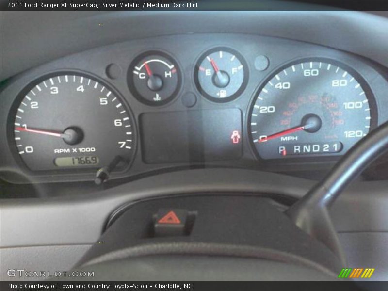 Silver Metallic / Medium Dark Flint 2011 Ford Ranger XL SuperCab