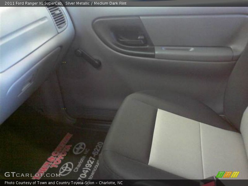 Silver Metallic / Medium Dark Flint 2011 Ford Ranger XL SuperCab