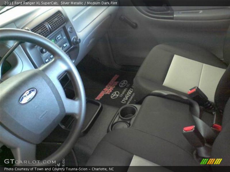 Silver Metallic / Medium Dark Flint 2011 Ford Ranger XL SuperCab