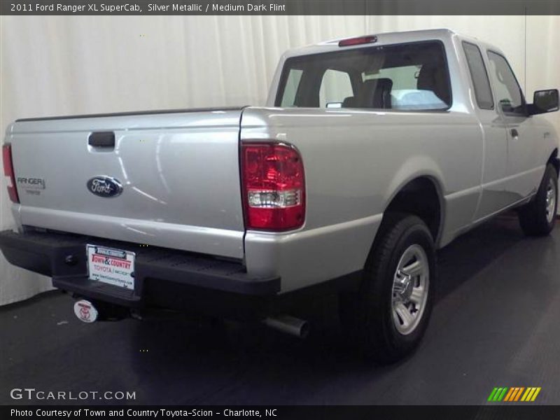 Silver Metallic / Medium Dark Flint 2011 Ford Ranger XL SuperCab