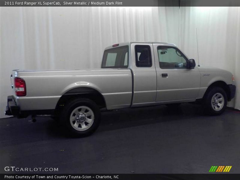 Silver Metallic / Medium Dark Flint 2011 Ford Ranger XL SuperCab