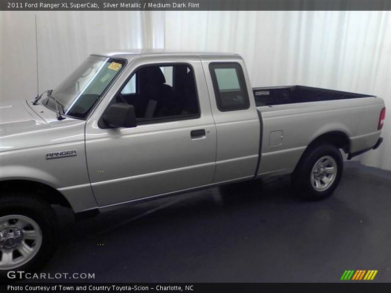 Silver Metallic / Medium Dark Flint 2011 Ford Ranger XL SuperCab