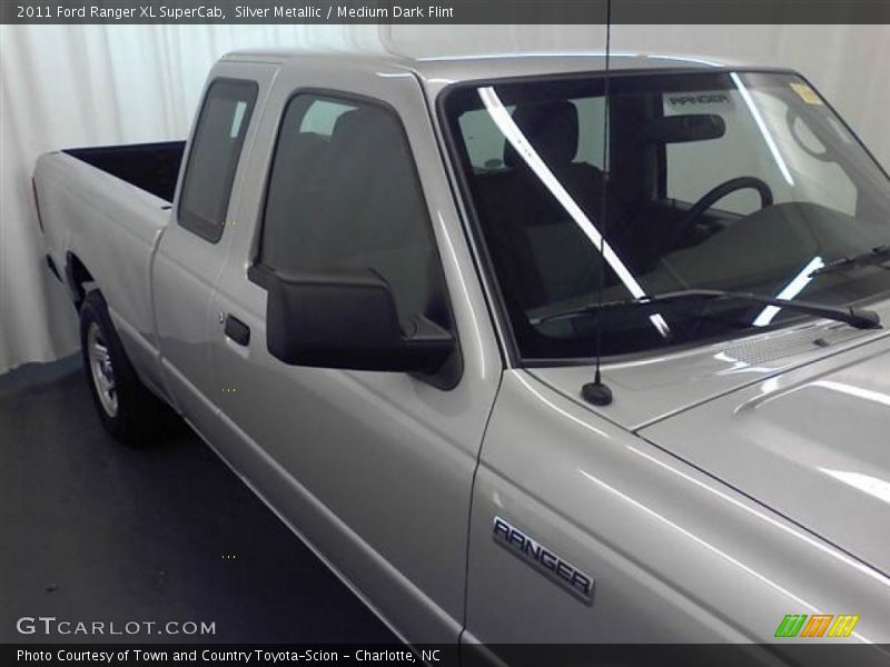 Silver Metallic / Medium Dark Flint 2011 Ford Ranger XL SuperCab
