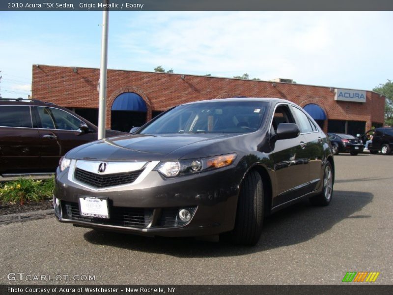 Grigio Metallic / Ebony 2010 Acura TSX Sedan