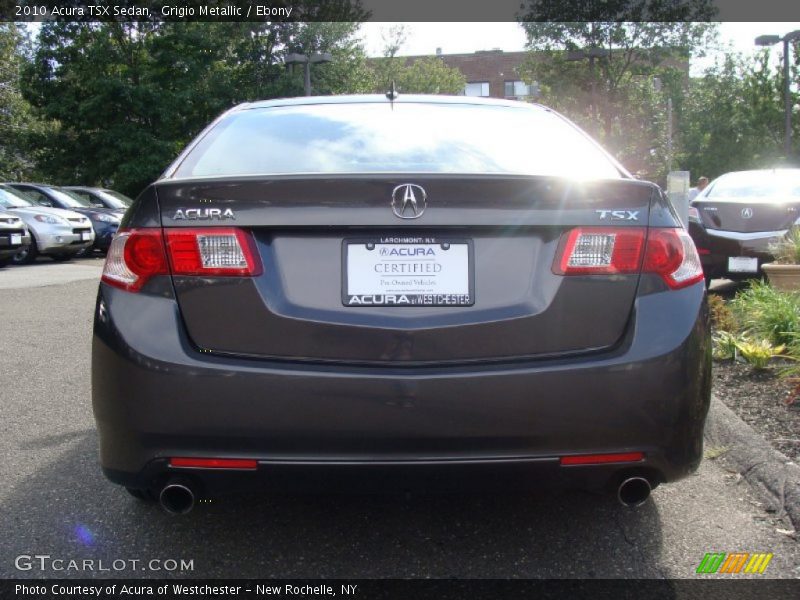 Grigio Metallic / Ebony 2010 Acura TSX Sedan