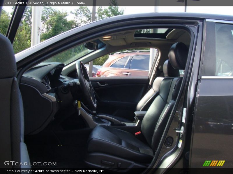 Grigio Metallic / Ebony 2010 Acura TSX Sedan