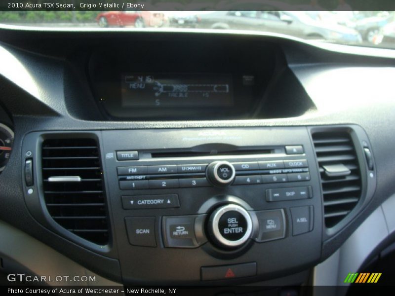 Grigio Metallic / Ebony 2010 Acura TSX Sedan