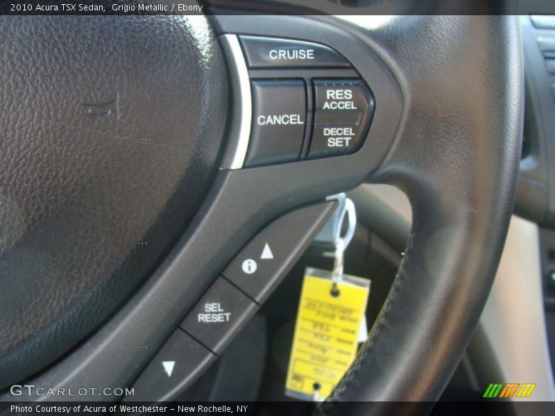 Grigio Metallic / Ebony 2010 Acura TSX Sedan