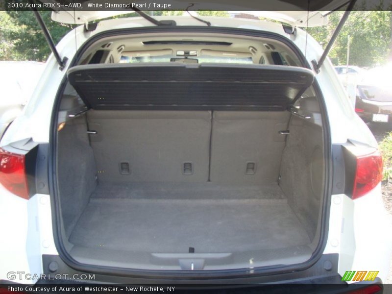 White Diamond Pearl / Taupe 2010 Acura RDX SH-AWD