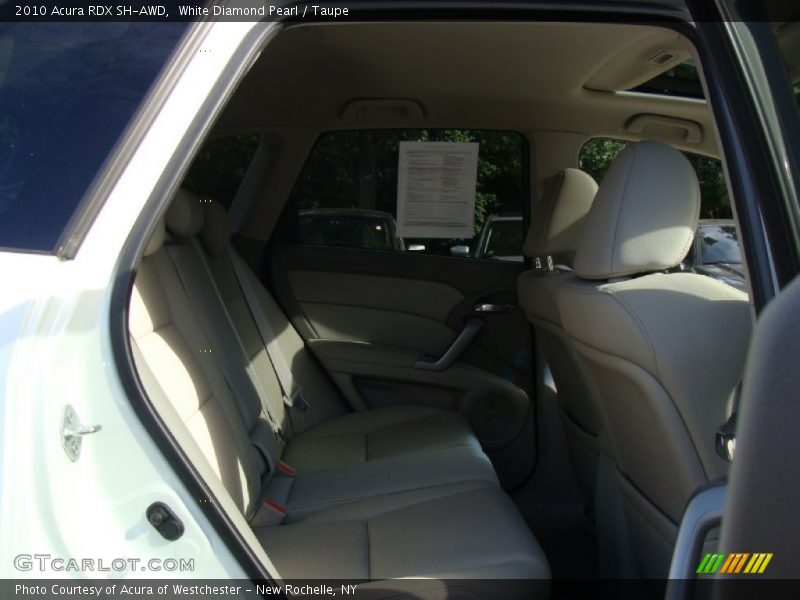 White Diamond Pearl / Taupe 2010 Acura RDX SH-AWD