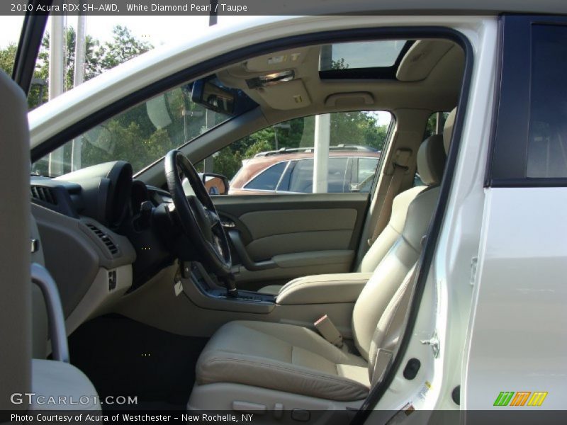 White Diamond Pearl / Taupe 2010 Acura RDX SH-AWD