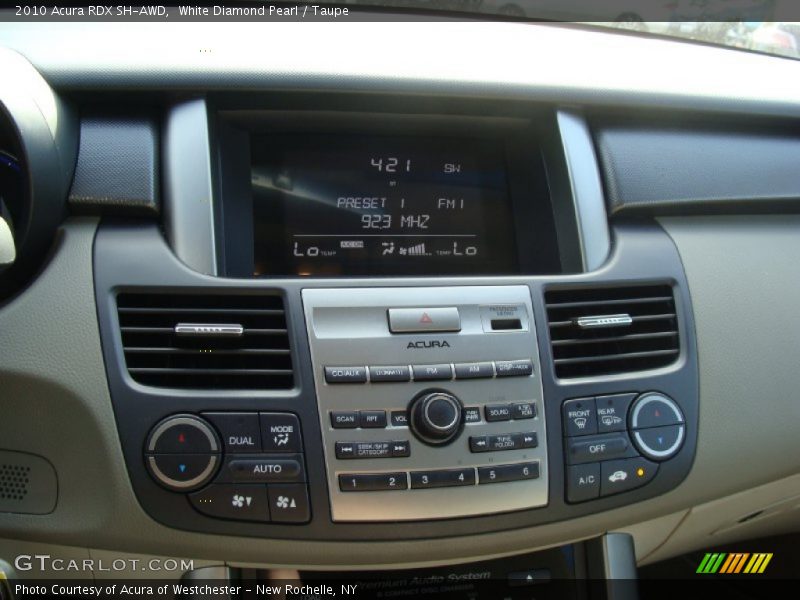 Controls of 2010 RDX SH-AWD