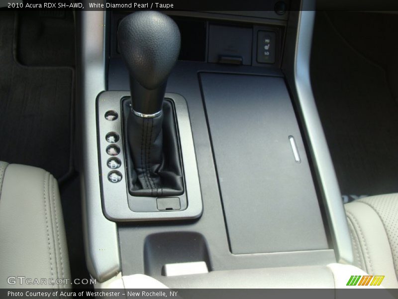 White Diamond Pearl / Taupe 2010 Acura RDX SH-AWD
