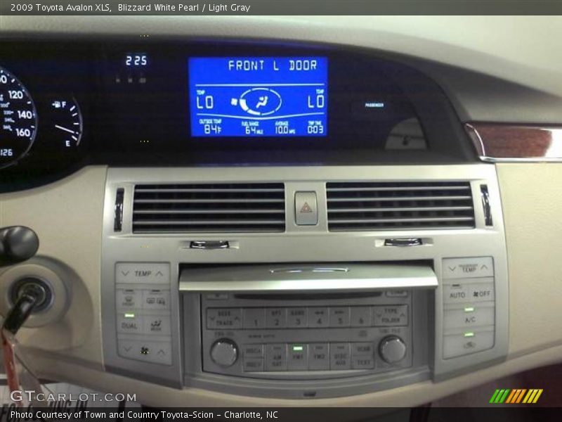 Blizzard White Pearl / Light Gray 2009 Toyota Avalon XLS