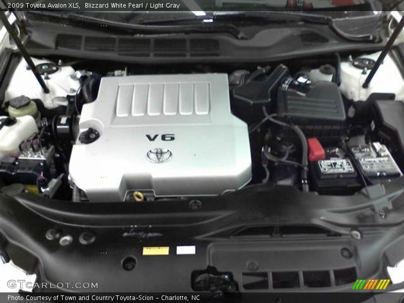 Blizzard White Pearl / Light Gray 2009 Toyota Avalon XLS