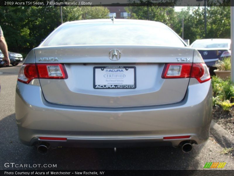 Palladium Metallic / Ebony 2009 Acura TSX Sedan