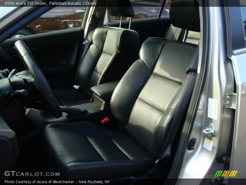 Palladium Metallic / Ebony 2009 Acura TSX Sedan