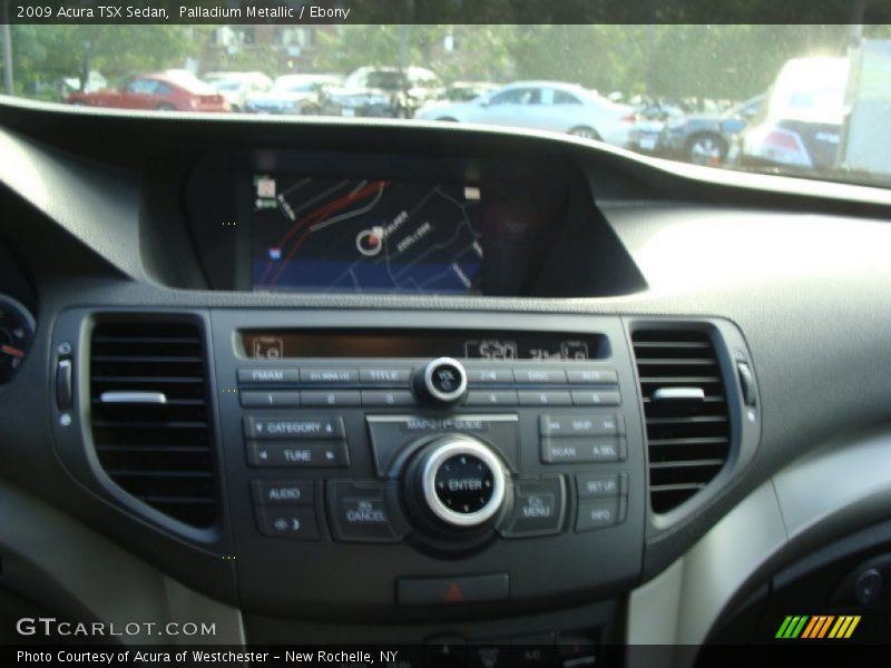 Palladium Metallic / Ebony 2009 Acura TSX Sedan
