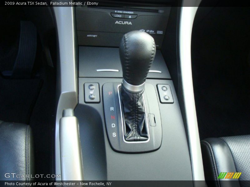 Palladium Metallic / Ebony 2009 Acura TSX Sedan